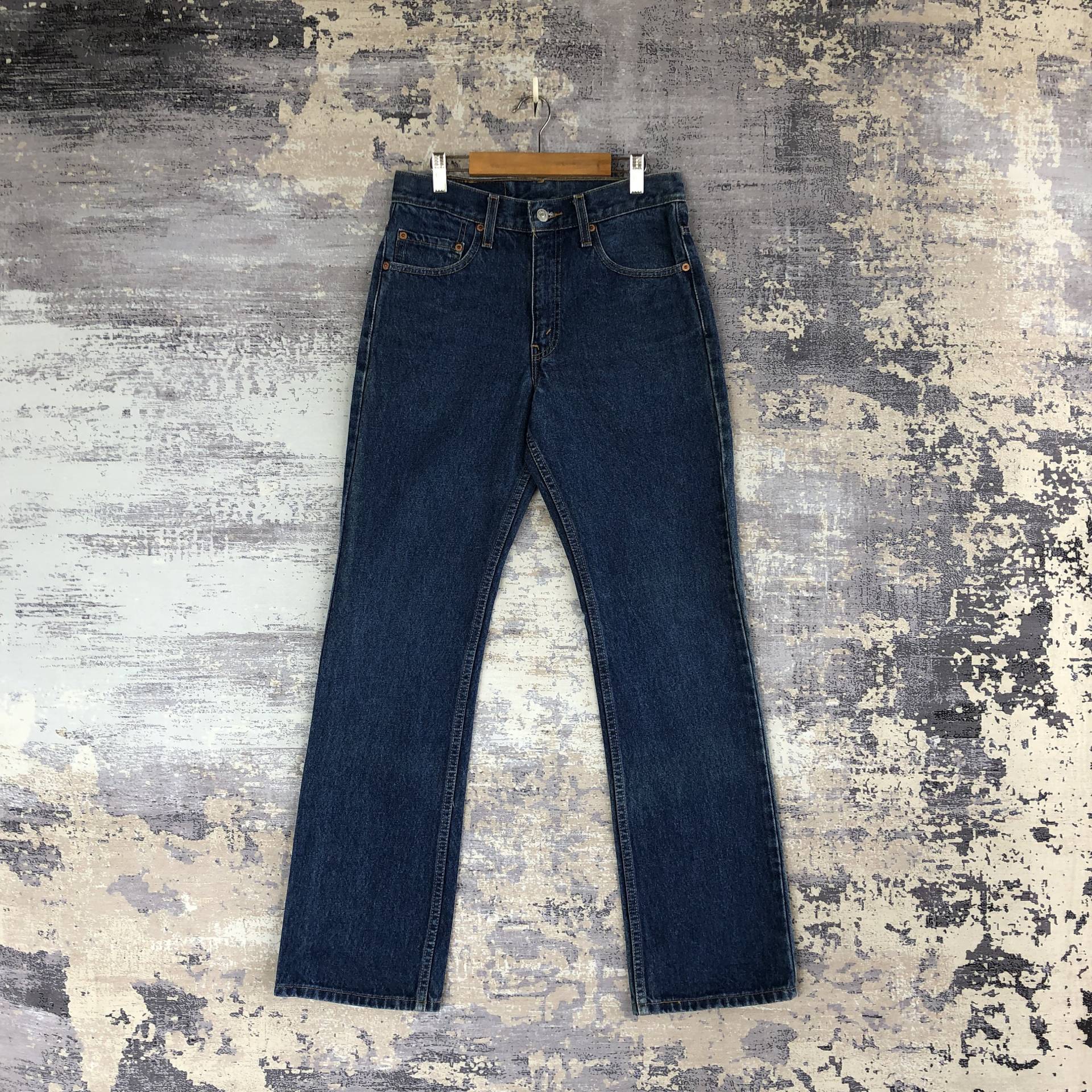 Größe 27x33 Vintage Levi's 517 Bootcut Jeans 90Er Jahre Flare Damen High Rise Hose Levis Schlaghose Blauer Denim Mom Mit Weitem Bein W27 von JapaneseOnTheGo