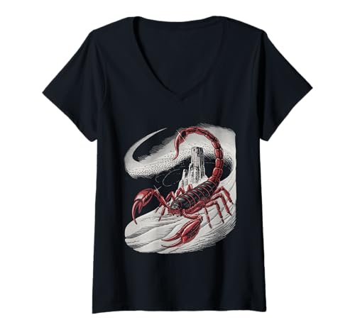 Damen Japanische Kaiju Tshirt Monster Art Men Jungen Kinder T-Shirt mit V-Ausschnitt von Japanisch Shirt Ukiyo-e Art Kaiju Monster