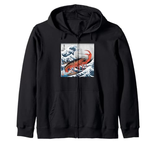 Japanische Kaiju Tshirt Monster Art Men Jungen Kinder Kapuzenjacke von Japanisch Shirt Ukiyo-e Art Kaiju Monster