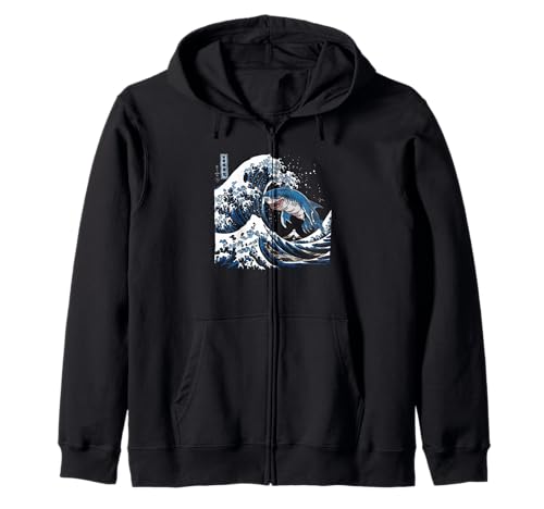 Japanische Kaiju Tshirt Monster Art Men Jungen Kinder Kapuzenjacke von Japanisch Shirt Ukiyo-e Art Kaiju Monster