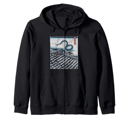 Japanische Kaiju Tshirt Monster Art Men Jungen Kinder Kapuzenjacke von Japanisch Shirt Ukiyo-e Art Kaiju Monster