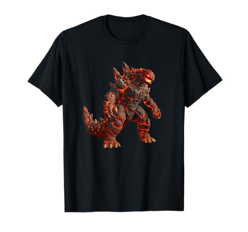 Japanische Kaiju Tshirt Monster Art Men Jungen Kinder T-Shirt von Japanisch Shirt Ukiyo-e Art Kaiju Monster