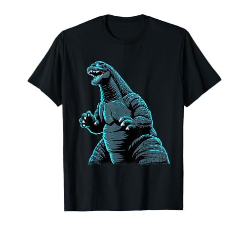 Japanische Kaiju Tshirt Monster Art Men Jungen Kinder T-Shirt von Japanisch Shirt Ukiyo-e Art Kaiju Monster