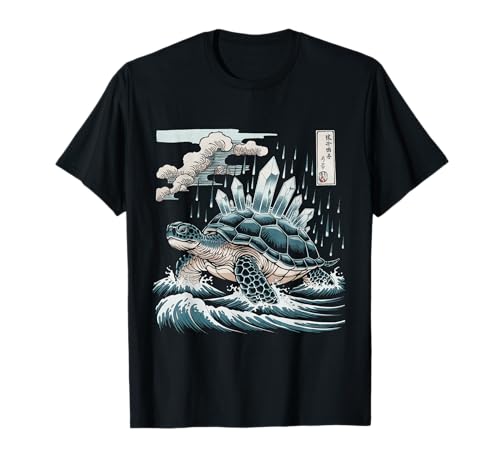 Japanische Kaiju Tshirt Monster Art Men Jungen Kinder T-Shirt von Japanisch Shirt Ukiyo-e Art Kaiju Monster