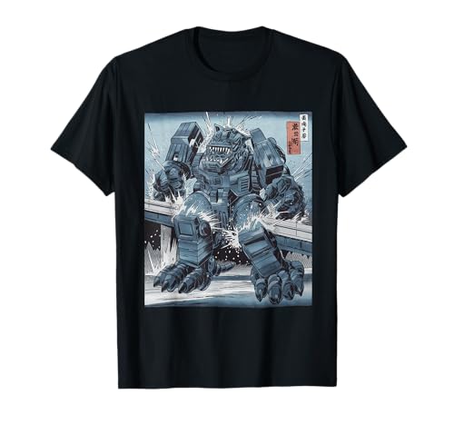 Japanische Kaiju Tshirt Monster Art Men Jungen Kinder T-Shirt von Japanisch Shirt Ukiyo-e Art Kaiju Monster