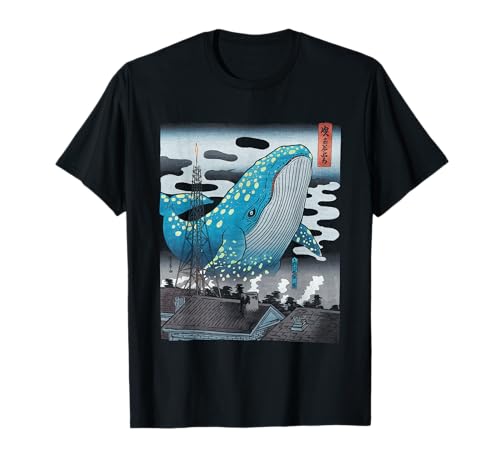 Japanische Kaiju Tshirt Monster Art Men Jungen Kinder T-Shirt von Japanisch Shirt Ukiyo-e Art Kaiju Monster
