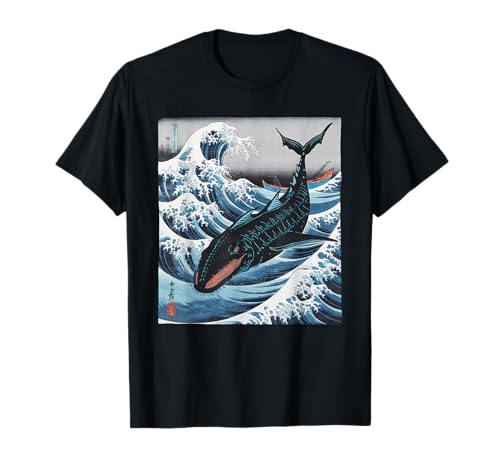 Japanische Kaiju Tshirt Monster Art Men Jungen Kinder T-Shirt von Japanisch Shirt Ukiyo-e Art Kaiju Monster