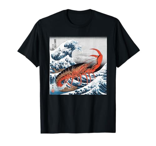 Japanische Kaiju Tshirt Monster Art Men Jungen Kinder T-Shirt von Japanisch Shirt Ukiyo-e Art Kaiju Monster