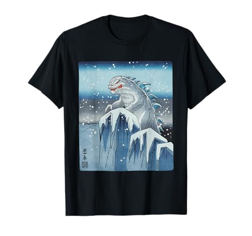 Japanische Kaiju Tshirt Monster Art Men Jungen Kinder T-Shirt von Japanisch Shirt Ukiyo-e Art Kaiju Monster
