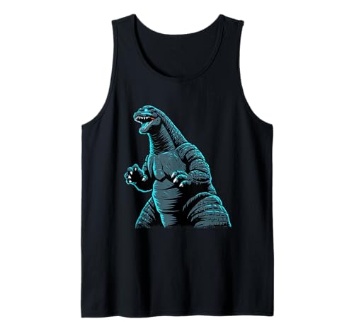 Japanische Kaiju Tshirt Monster Art Men Jungen Kinder Tank Top von Japanisch Shirt Ukiyo-e Art Kaiju Monster