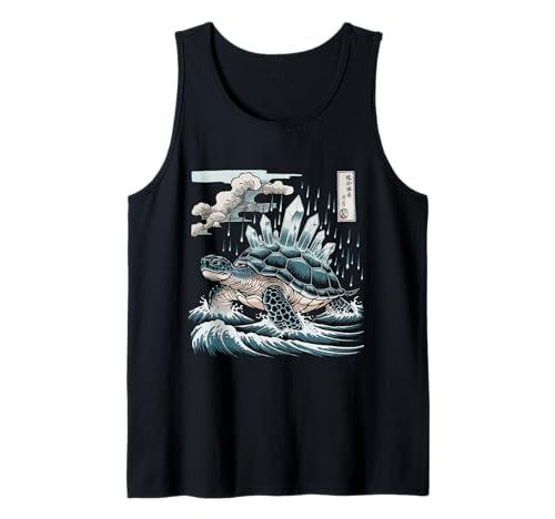 Japanische Kaiju Tshirt Monster Art Men Jungen Kinder Tank Top von Japanisch Shirt Ukiyo-e Art Kaiju Monster