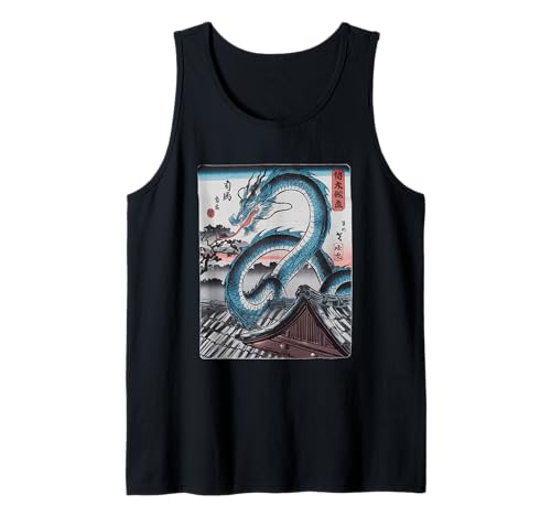 Japanische Kaiju Tshirt Monster Art Men Jungen Kinder Tank Top von Japanisch Shirt Ukiyo-e Art Kaiju Monster