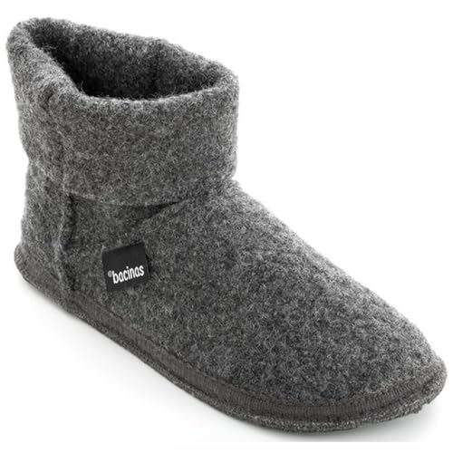 Japanwelt Hausschuhe für Damen I Plüsch Stiefel für Frauen, warme Filzpantoffeln aus Schafswolle, Filz Winter Pantoffeln Bacinas Slippers Hauspantoffeln Filzhausschuhe Damenschuhe Hauslatschen von Japanwelt