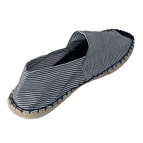 Japanwelt Espadrilles Classic Stripes Canvas Damen und Herren Sommerlatschen Streifen Muster viele Farben Größe 38 von Japanwelt