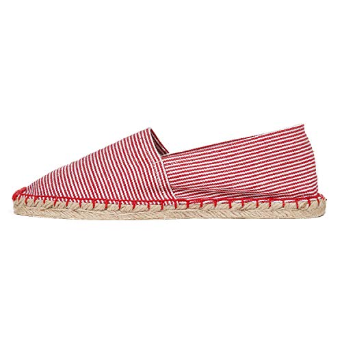 Japanwelt Espadrilles Classic Stripes Canvas Damen und Herren Sommerlatschen Streifen Muster viele Farben Größe 38 von Japanwelt