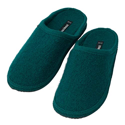 Japanwelt Filz-Hausschuhe Herren Kadmium-Grün - warme Slipper Pantoffeln 100% Schafswolle Wollwalk Filzsohle 41/42 Japanwelt Filz-Hausschuhe Herren Kadmium-Grün - warme Slipper Pantoffeln 100% Schafswolle Wollwalk Filzsohle 41/42 von Japanwelt