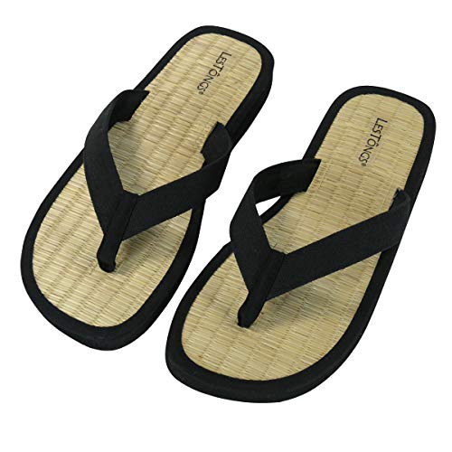 Japanwelt Zimtlatschen I Les Tongs Basic, vegane & gesunde Zimtsohle gegen Gerüche, Damen & Herren Zimt-Sandalen Flip-Flops Badelatschen, Strand Slipper Latschen Zehentrenner, für Männer & Frauen von Japanwelt