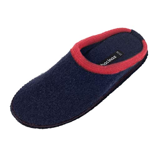Warme Hausschuhe unisex zweifarbig - Filzhausschuhe aus Schafswolle Größe 36-48 - Winterhausschuhe Farbe Gelb 42 Warme Hausschuhe unisex zweifarbig - Filzhausschuhe aus Schafswolle Größe 36-48 - Winterhausschuhe Farbe Gelb 42 von Japanwelt