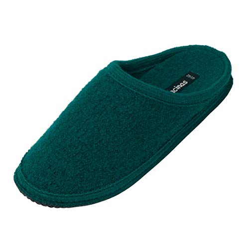 bacinas warme Filz Hausschuhe Damen Kadmium-Grün - Flache Filzpantoffeln Schafswolle Slipper 35/36 bacinas warme Filz Hausschuhe Damen Kadmium-Grün - Flache Filzpantoffeln Schafswolle Slipper 35/36 von Japanwelt