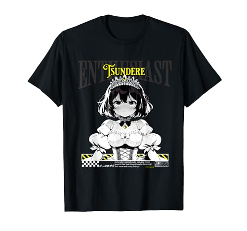 Tsundere Enthusiast - Ästhetisches Streetwear-Hardlove-Girl T-Shirt von Japatonic