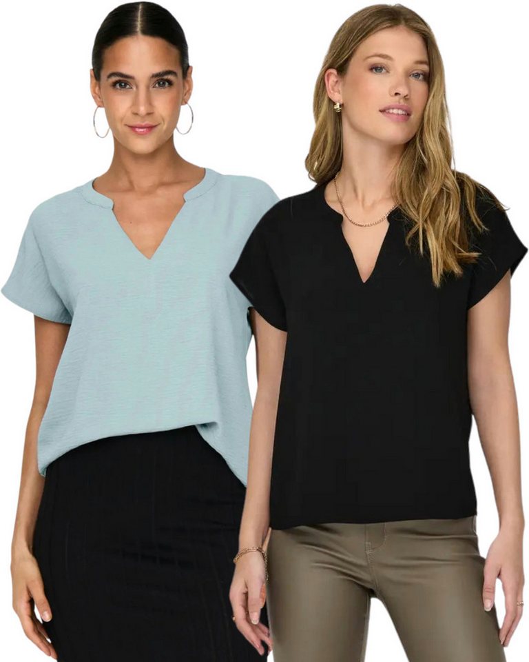 Jaquelin de Young Blusenshirt (2er-Pack) JDY Basic Shirt im Doppelpack von Jaquelin de Young