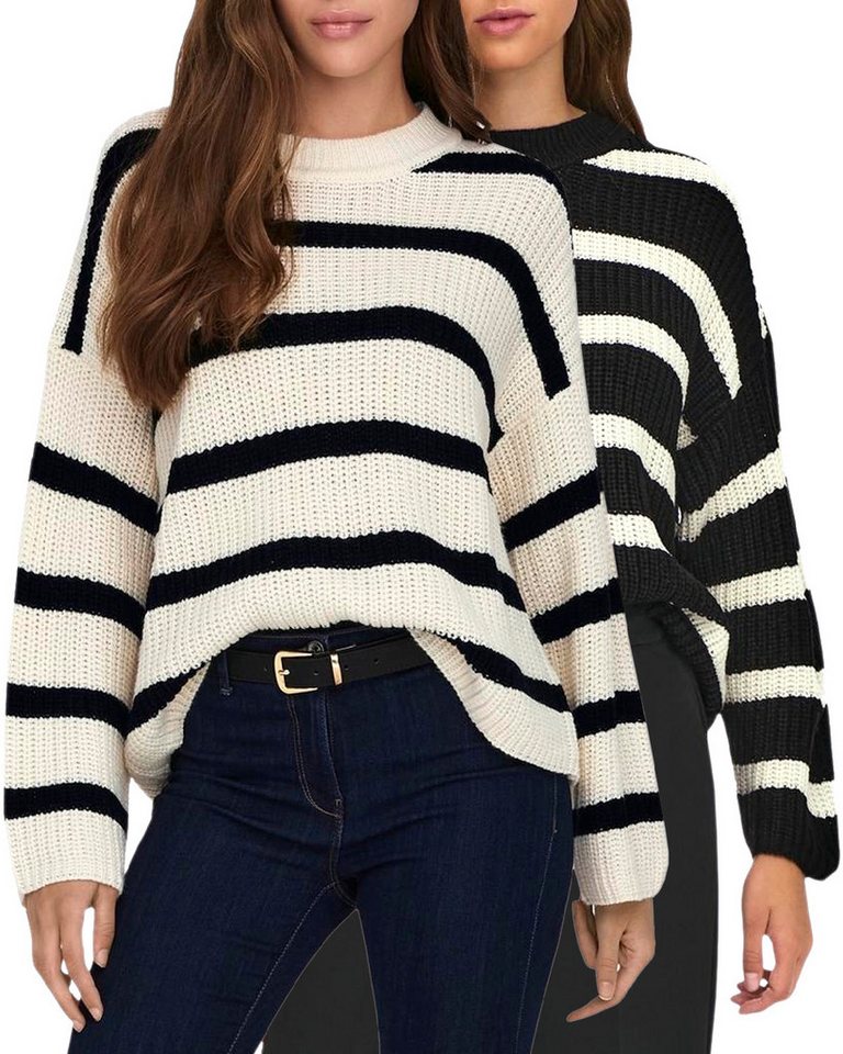 Jaquelin de Young Strickpullover Streifen Pullover im Doppelpack Jaquelin de Young Strickpullover Streifen Pullover im Doppelpack von Jaquelin de Young