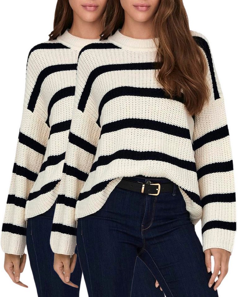 Jaquelin de Young Strickpullover Streifen Pullover im Doppelpack Jaquelin de Young Strickpullover Streifen Pullover im Doppelpack von Jaquelin de Young