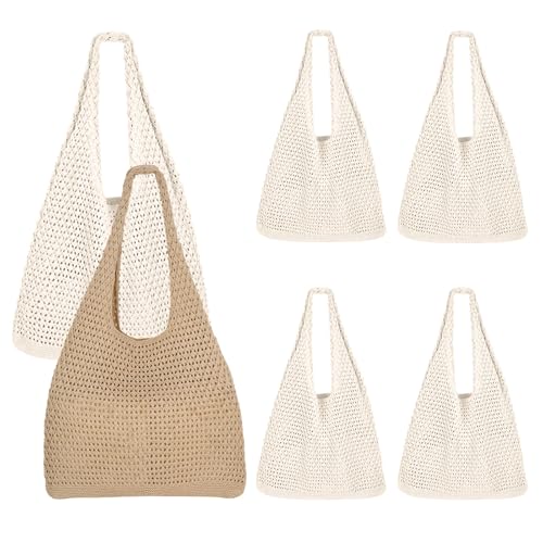 JarThenaAMCS Makramee-Tragetasche, Brautjungfer, gehäkelt, Strandtasche, Boho-Netz-Umhängetasche, Einkaufstasche für Freizeit, Reisen, Junggesellinnenabschied, Hochzeit, Partyzubehör JarThenaAMCS Makramee-Tragetasche, Brautjungfer, gehäkelt, Strandtasche, Boho-Netz-Umhängetasche, Einkaufstasche für Freizeit, Reisen, Junggesellinnenabschied, Hochzeit, Partyzubehör von JarThenaAMCS