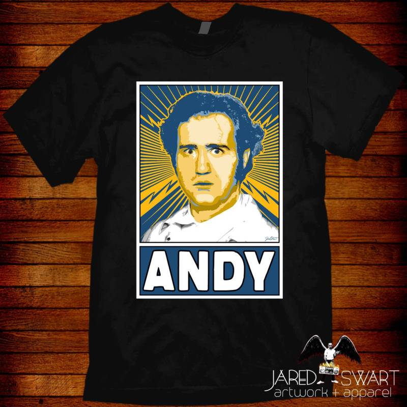 Andy Kaufman T-Shirt Pop-Art Von Jared Swart von JaredSwartArtwork
