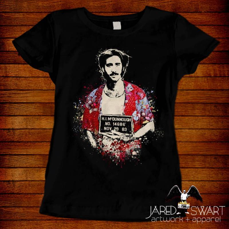 Rarising Arizona T-Shirt Inspiriert Von Einem 80Er Jahre Film Mit Nicolas Cage in Der Hauptrolle von JaredSwartArtwork