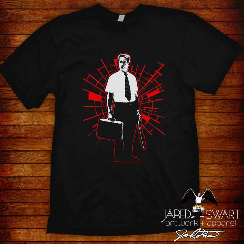 Falling Down T-Shirt Jared Swart Kultfilm Inspiriertes Pop Art T-Shirt von JaredSwartArtwork