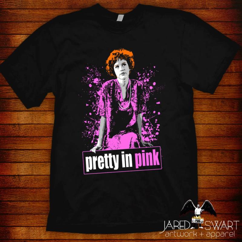 Pretty in Pink T-Shirt 80Er Jahre Film Inspiriert Pop Art von JaredSwartArtwork