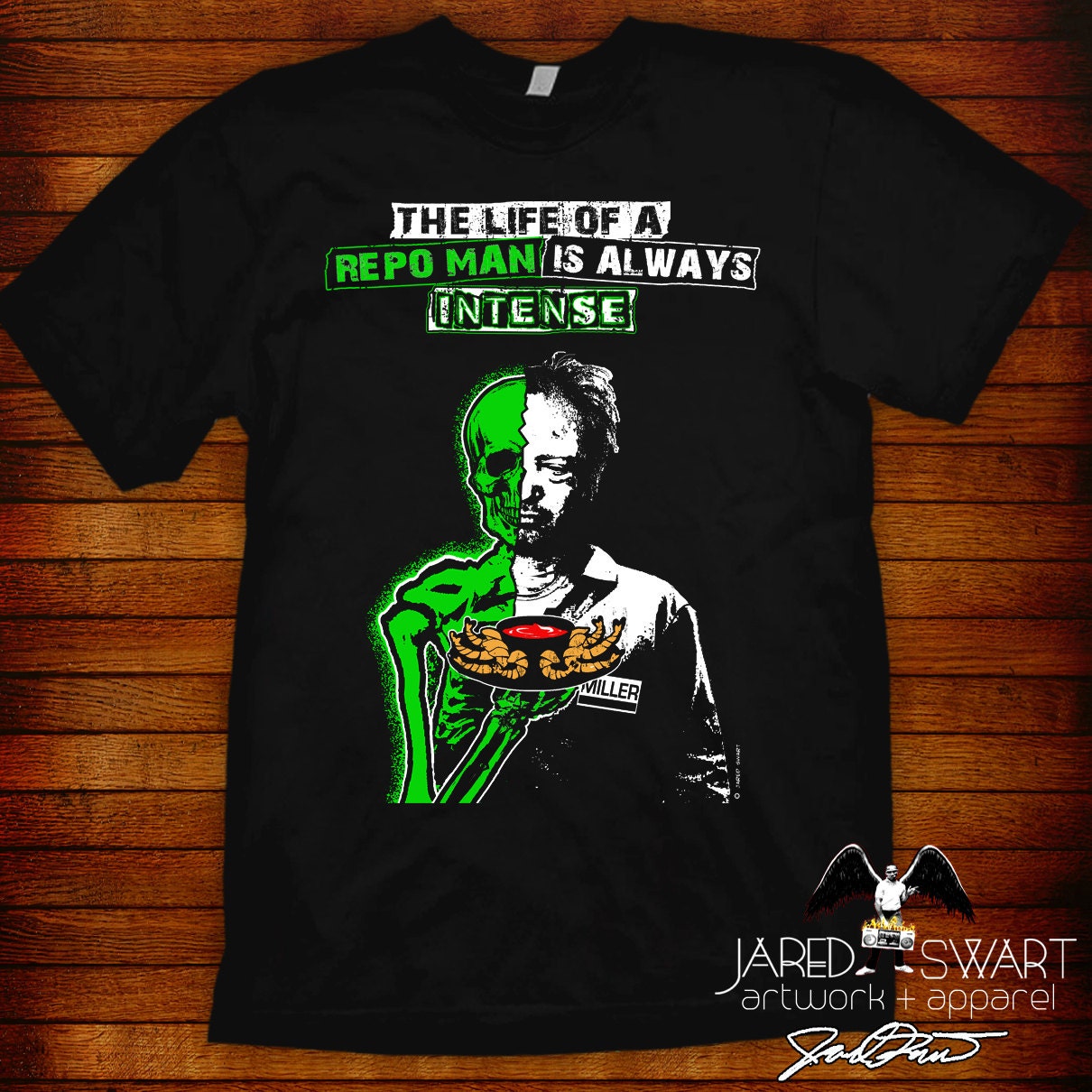 Repo Man T-Shirt 1984 80Er Jahre Punk Scifi Film Inspiriertes Design von JaredSwartArtwork