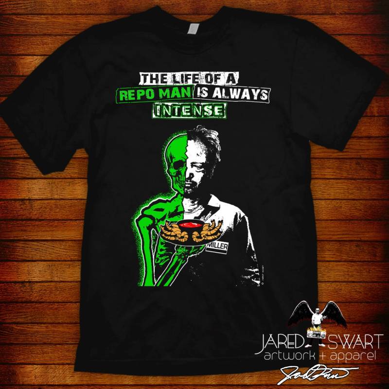 Repo Man T-Shirt 1984 80Er Jahre Punk Scifi Film Inspiriertes Design von JaredSwartArtwork