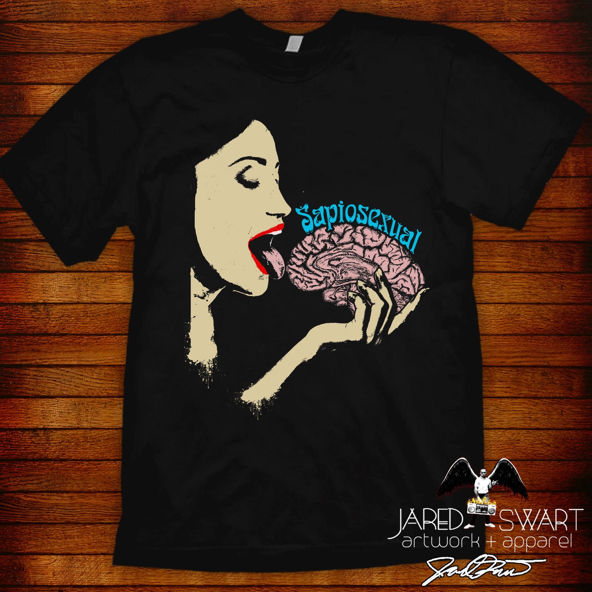 Sapiosexuell T-Shirt Jared Swart Pop Art Design von JaredSwartArtwork