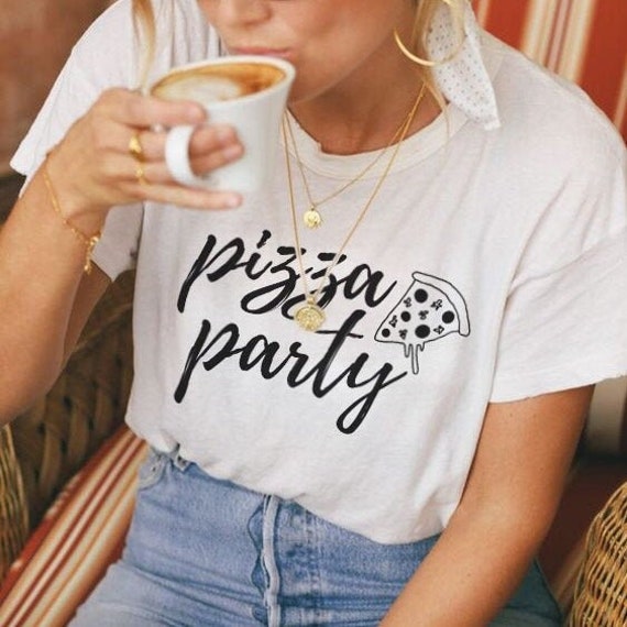 Pizza-Liebhaber T-Shirt, Pizza-Party, Geschenk Für Feinschmecker, Lebensmittel-Liebhaber-Shirt, Käse-Liebhaber-T-Shirt von JargonTees