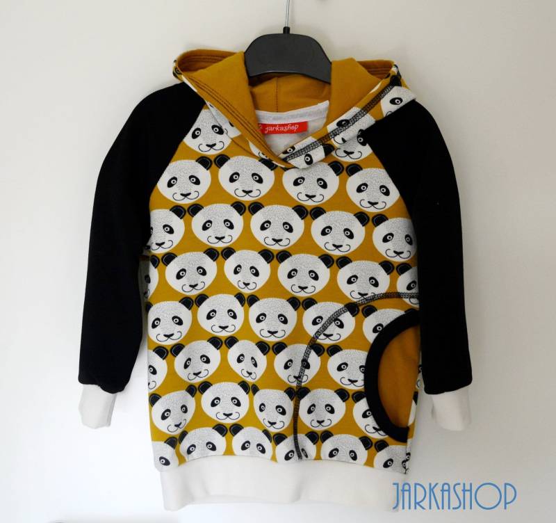 Gr. 98/104 Sweat - Hoodie/Pullover Pandabär von Jarkashop