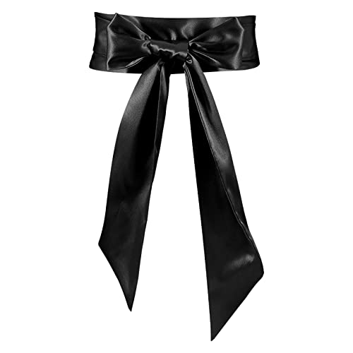 JasGood Damen Kleid Schärpe Brautgürtel Hochzeit Party Braut Satin Taillengürtel für Party besondere Anlässe 3,7'' breit, Eine Grösse passt allen von JasGood