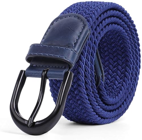 JasGood Geflochtener Stretch Canvas Gürtel Elastischer Casual Gürtel für Herren und Damen von JasGood