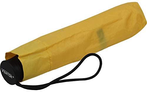 Jasch Damen Taschenschirm Ventor Mini Slim Yellow von Jasch