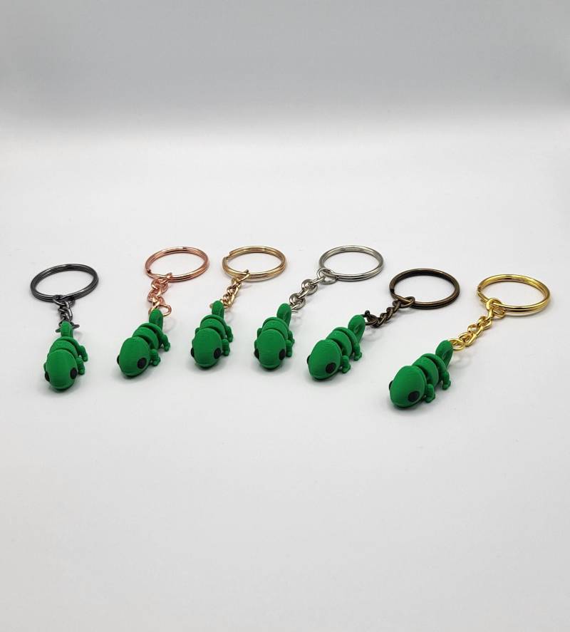 Schlüsselanhänger 3D Druck Chamäleon Tiere Minifiguren Mini Süß Anhänger Schlüsselanhänger 3D Druck Chamäleon Tiere Minifiguren Mini Süß Anhänger von JaschPrint
