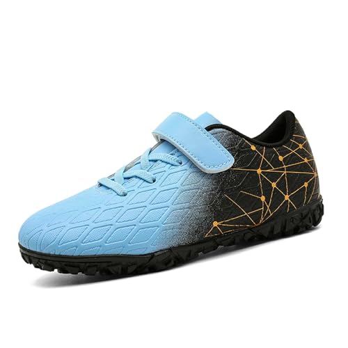 Jaskdconsy Kinder Fußballschuhe für Jungen und Mädchen - Leichte Nockenschuhe für Rasen und Kunstrasen | Robuste Sportschuhe für das Fußballtraining von Jaskdconsy