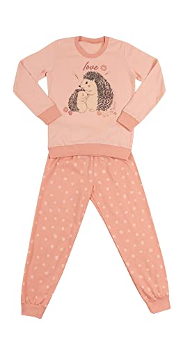 Jasmil Mädchen lang Pyjama 100% Baumwolle Große D1628-16 von Jasmil