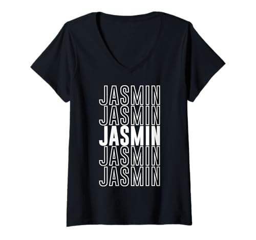 Damen Jasmin T-Shirt mit V-Ausschnitt Damen Jasmin T-Shirt mit V-Ausschnitt von Jasmin Apparel