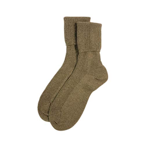 Jasmine Silk Damen-Socken aus Kaschmir, hergestellt in Schottland für Damen, otter, One size von Jasmine Silk