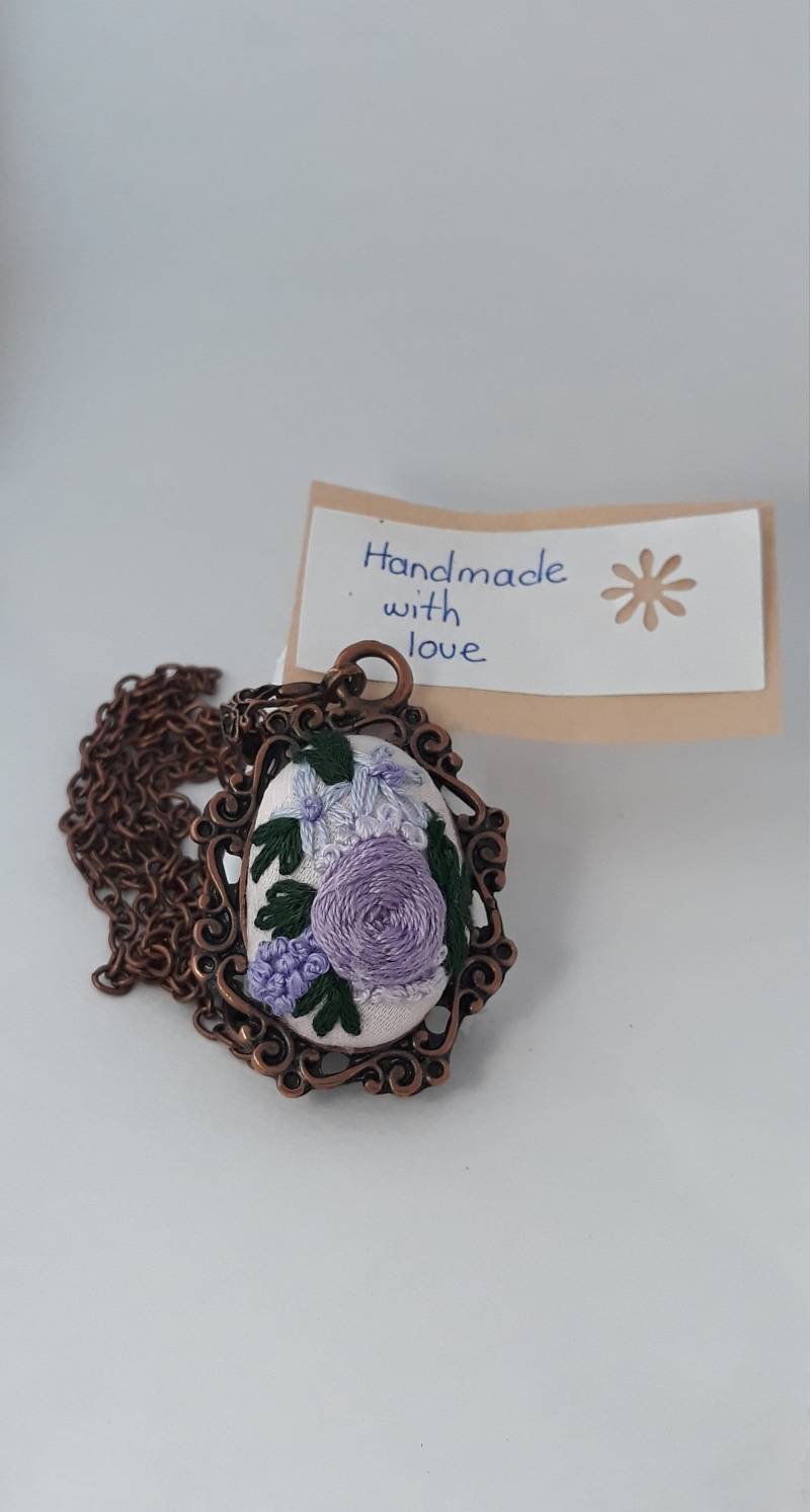 Handgestickte Halskette Und Manschettenarmband, Bestickte Blumen Halskette, Florale Geschenk Für Sie, Handarbeit, Manschettenarmband Handgestickte Halskette Und Manschettenarmband, Bestickte Blumen Halskette, Florale Geschenk Für Sie, Handarbeit, Manschettenarmband von JasmineHandcraftShop