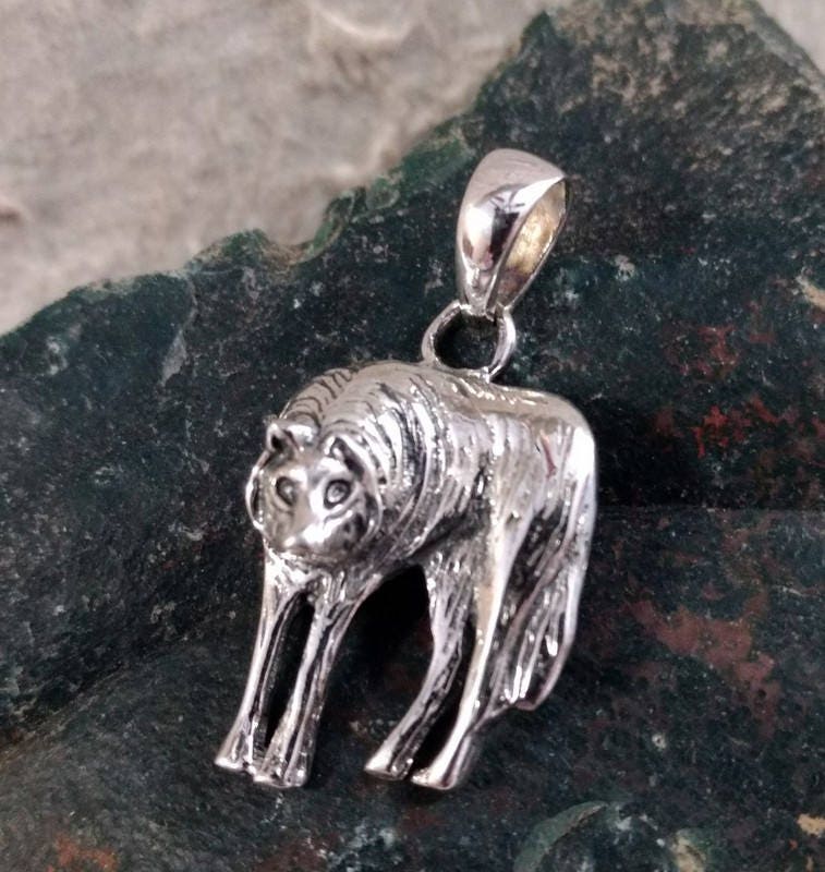 Alpha Wolf Direwolf Gesicht Kopf Sterling Silber Anhänger Unikat Wau Alpha Wolf Direwolf Gesicht Kopf Sterling Silber Anhänger Unikat Wau von JaspersJewels