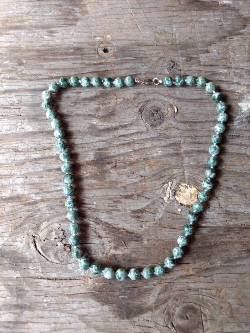 Baum-Achat Chakra Halskette Alle Natürlichen Halbedelsteine Heilung Metaphysical Baum-Achat Chakra Halskette Alle Natürlichen Halbedelsteine Heilung Metaphysical von JaspersJewels