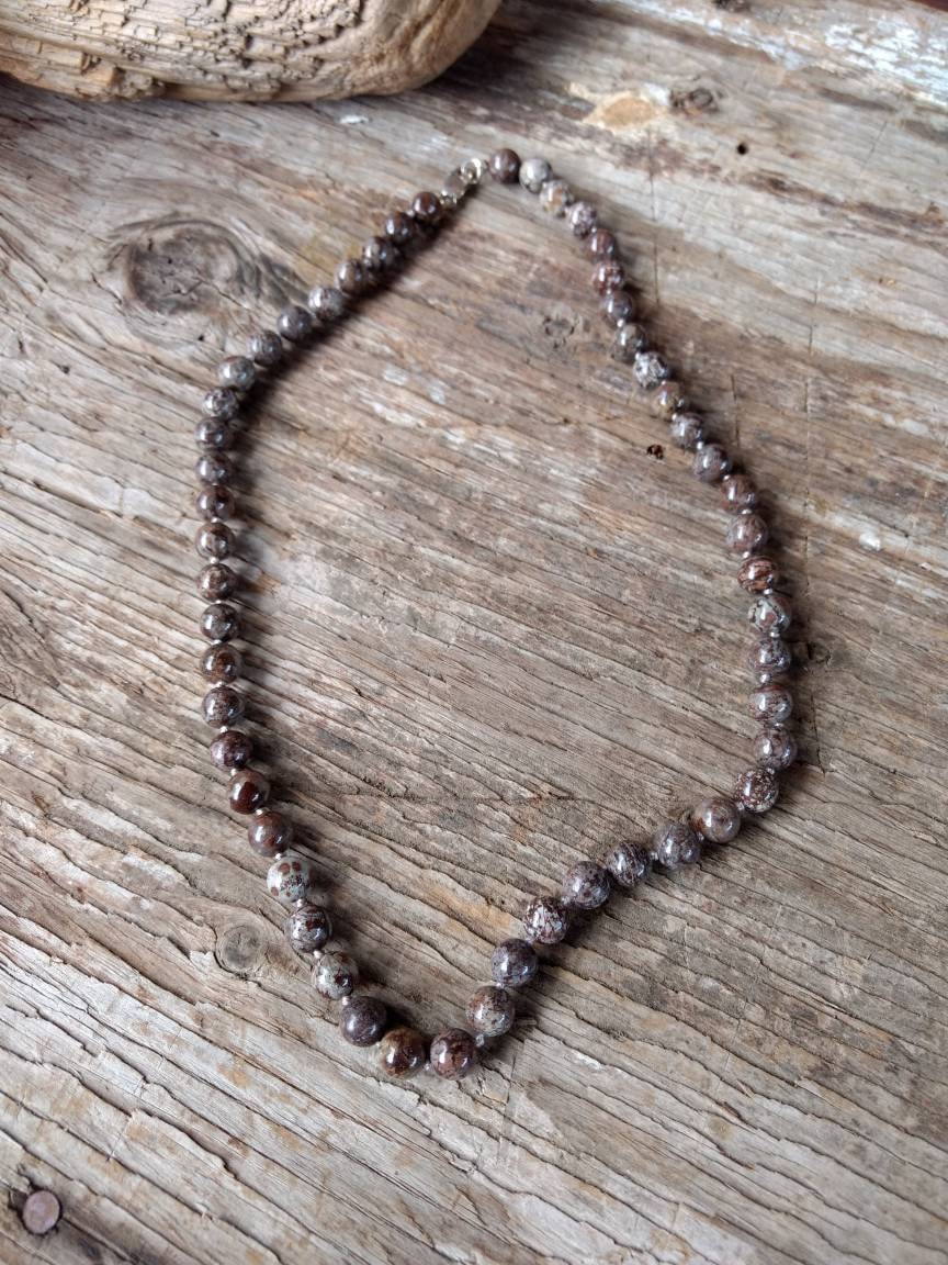 Buffalo Jasper Chakra Halskette Alle Natürlichen Halbedelsteine Heilmetaphysical Buffalo Jasper Chakra Halskette Alle Natürlichen Halbedelsteine Heilmetaphysical von JaspersJewels