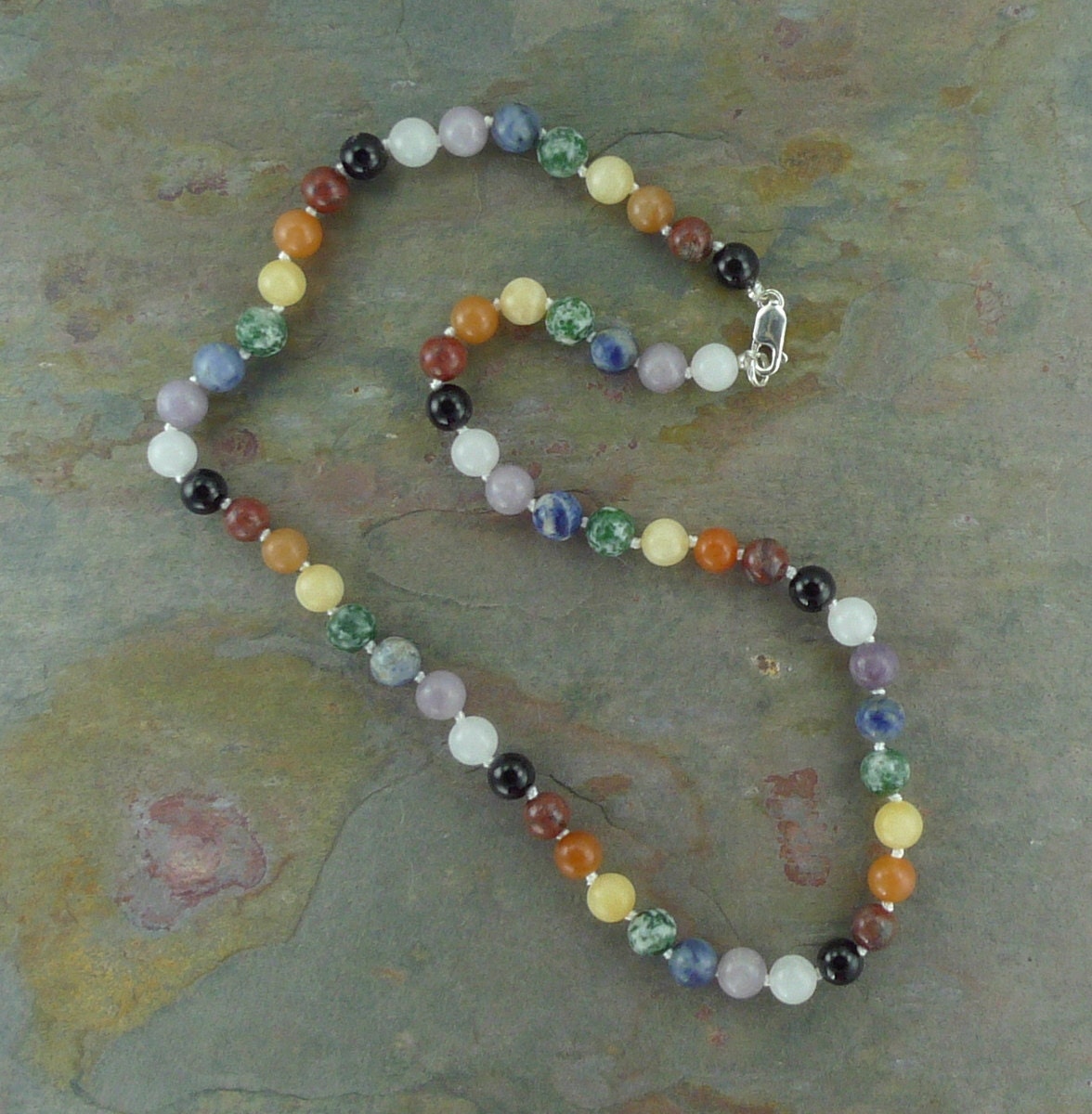 Chakra Halskette Wählen Länge Alle Natürlichen Halbedelsteine Heilung Metaphysical Chakra Halskette Wählen Länge Alle Natürlichen Halbedelsteine Heilung Metaphysical von JaspersJewels
